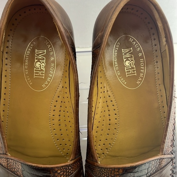 Maus & Hoffman Ostrich  Penny Loafers Handcrafted in Spain main image 8